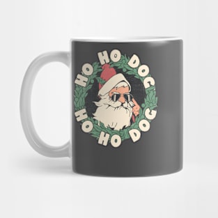 Ho Ho Dog Christmas Dabbing Santa Mug